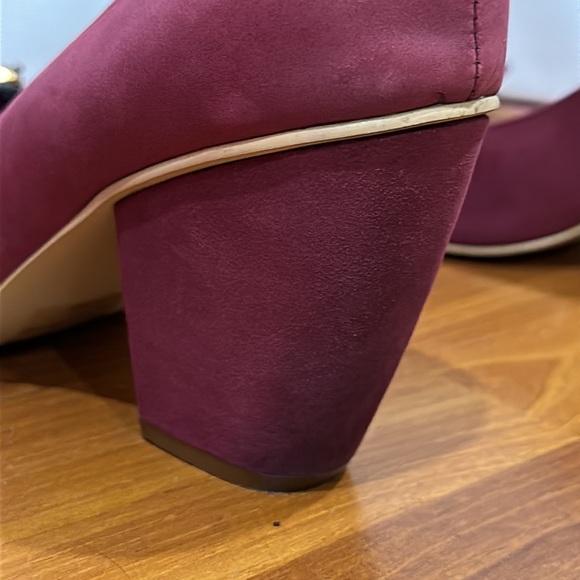 Klub Nico Open Toe Heels Color Wine Red Size 7M - Picture 5 of 16